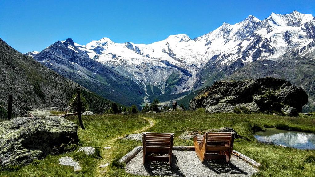 Haus Kandahar Saas Fee Extérieur photo